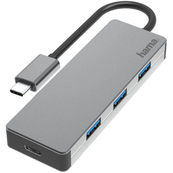 Hama USB-C-Hub 4-Port USB 3.2 GEN2 10 GBIT/s Alu
