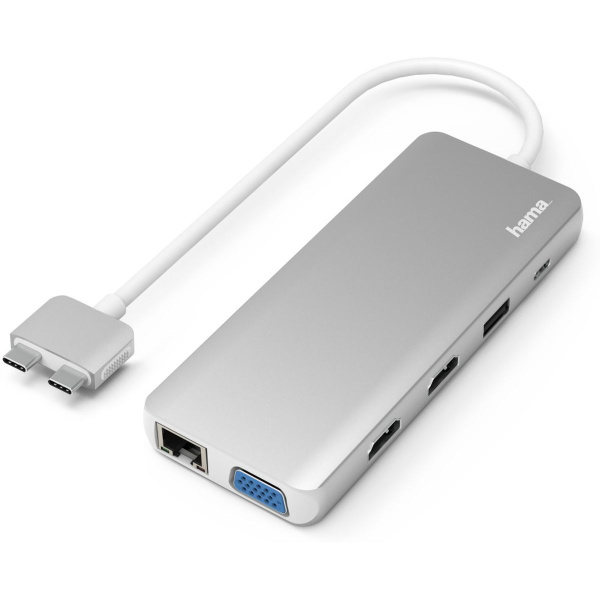 Hama USB-C-Hub Multiport For Apple MacBook Air/Pro 12-Port