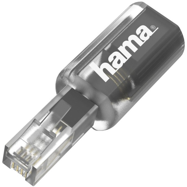 Hama Anti-Twist-Adapter Transparant/Black