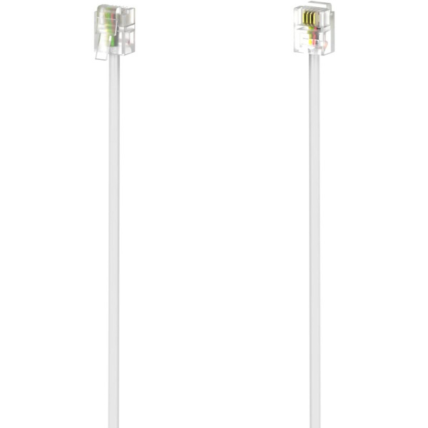 Hama Modulaire Cable Plug 6P4C - Plug 6P4C 3m White