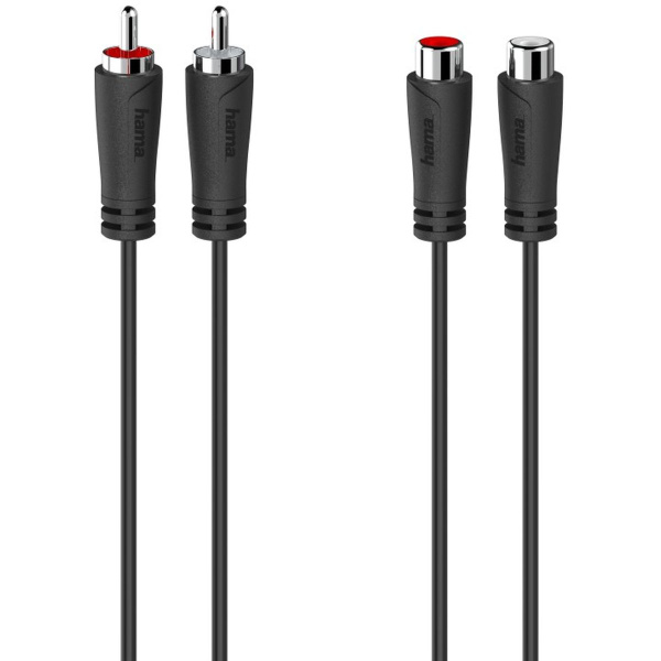 Hama Extension Cable 2 Cinch-Plugs - 2 Cinch-Couplingen 3.0m