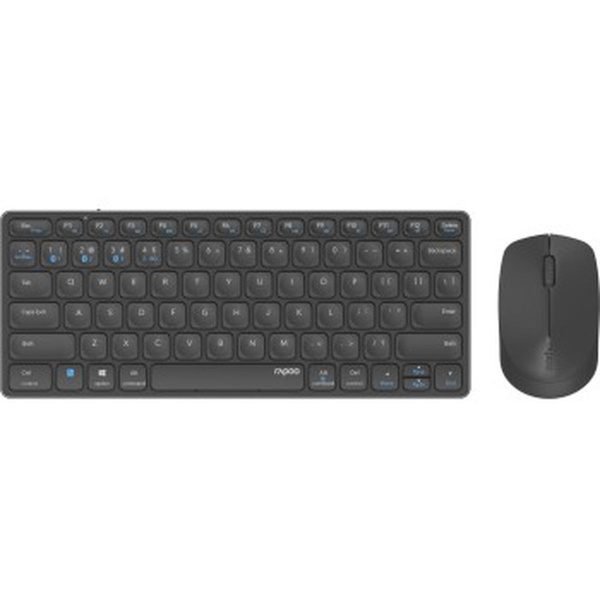 Rapoo 9600m WRLS Multimode Blade Combo Set QWERTY Us