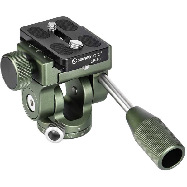 Sunwayfoto 2-WAY Head For Scopes w/ QR Plate (PH-01G)