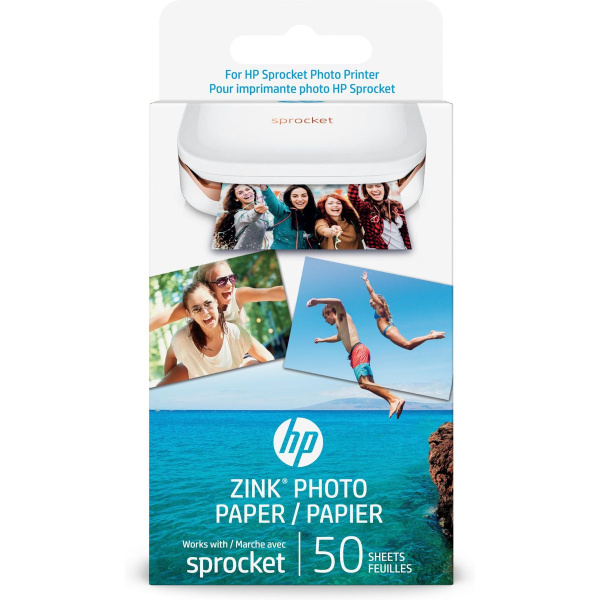 HP Zink Paper 50 Pack 2x3