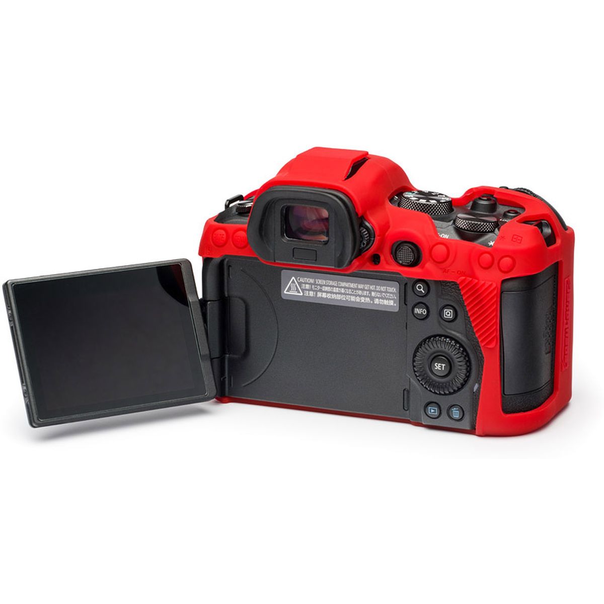 easyCover Body Cover For Canon R5 / R6 Red New - Image 4