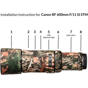 easyCover Lens Oak For RF600mm F/11 IS STM Forest Camouflage - Image 3