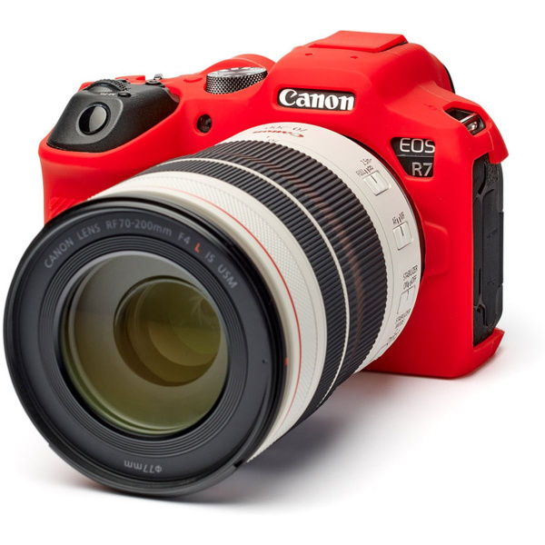 easyCover Body Cover For Canon R7 Red