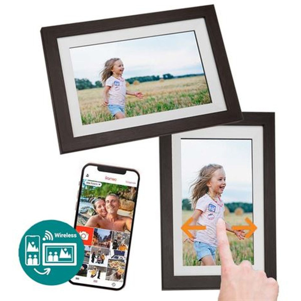 Benel Frameo Digital Photo Frame HF-101WB Brown 10.1 inch