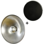 StudioKing Beauty Dish Silver SK-BD700 70cm w/ Honeycomb