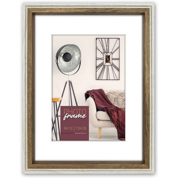 Zep Photo Frame DN757W Palmi White 9x13 / 13x18 cm