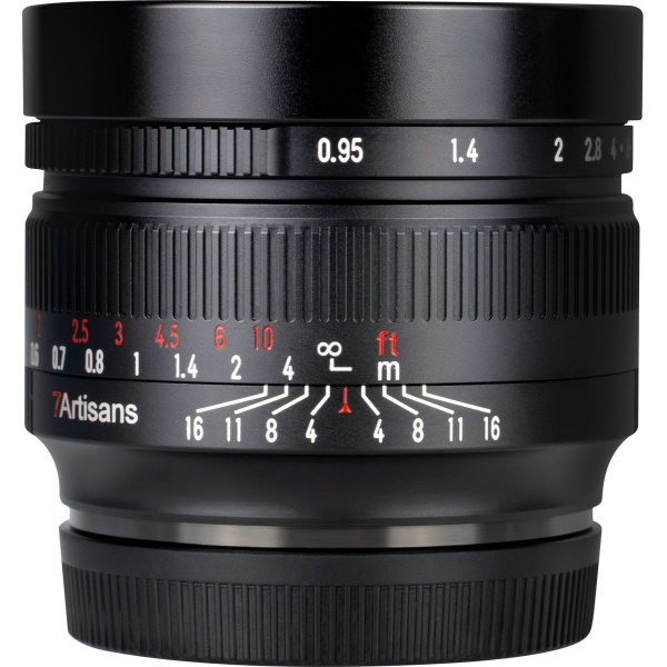 7Artisans 50mm f/0.95 Fuji X-Mount | APS-C Black