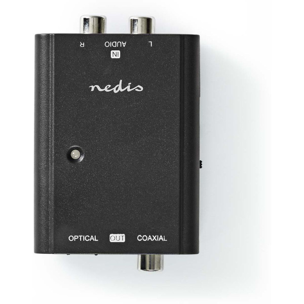Nedis Digital Audioconverter | 2-WEGS | Input: 2X RCA