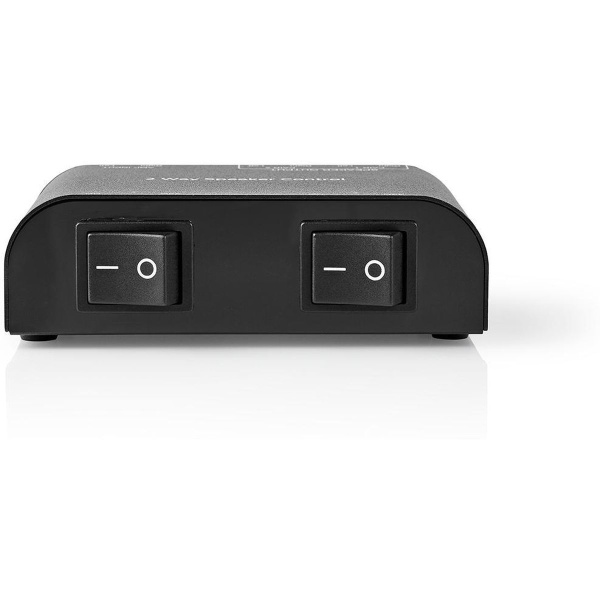 Nedis Luidsprekerschakelaar | 2 Ports | Klemaansluiting