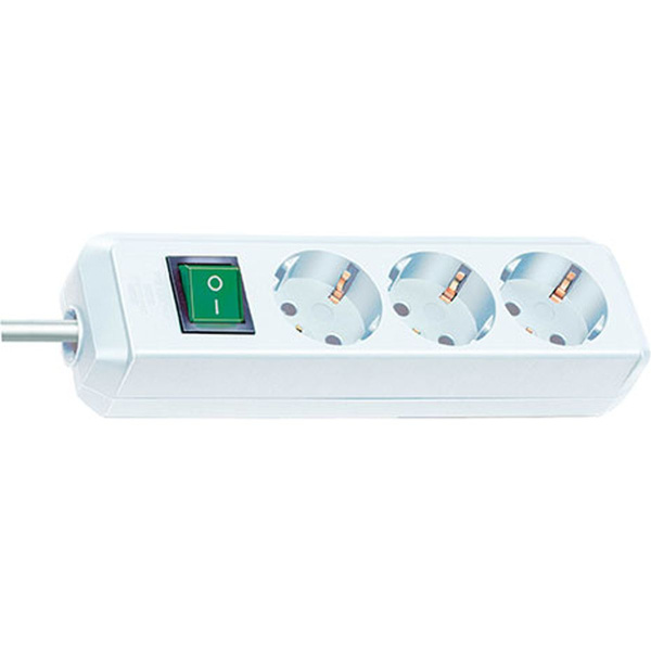 Brennenstuhl Eco-Line Power Distribution Unit 3 Sockets