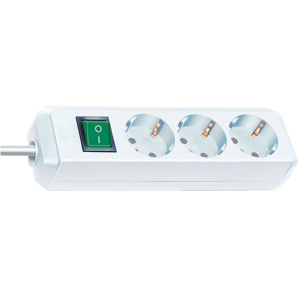 Brennenstuhl Eco-Line Power Distribution Unit 3 Sockets