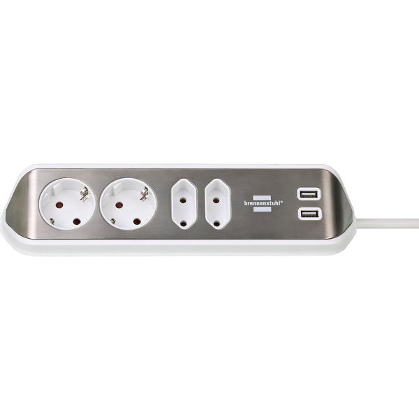 Brennenstuhl Estilo Corner Power Distribution Unit w/ USB