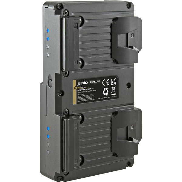 Jupio ProLine V-Mount Hotswap Adapter Plate For 2X Square