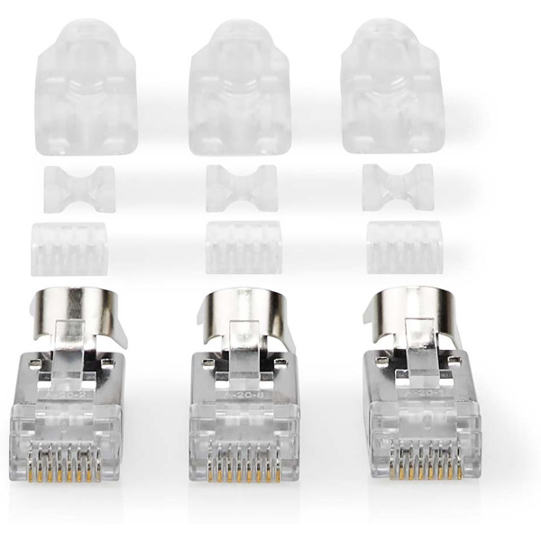 Nedis RJ45-Connector RJ45 Pass Through Sturdy/Gesnoerd CAT7