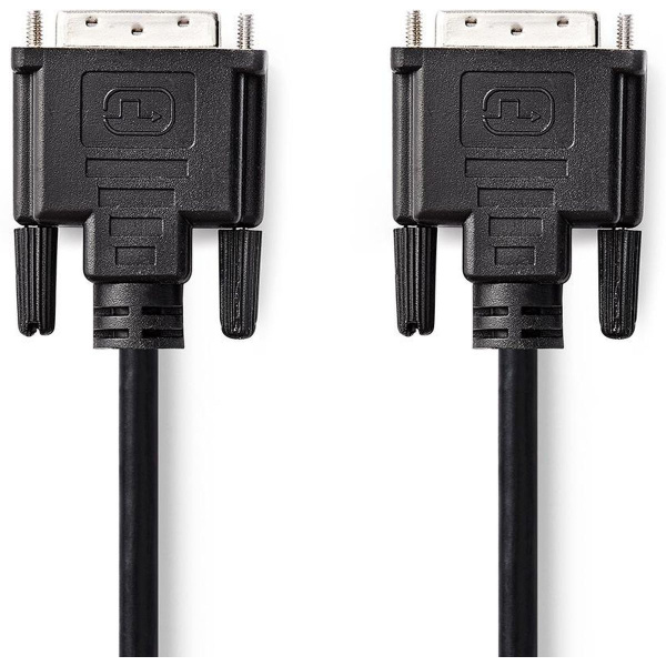Nedis DVI-Cable | DVI-D 24 + 1-PINS Male | DVI-D 24 + 1-PINS