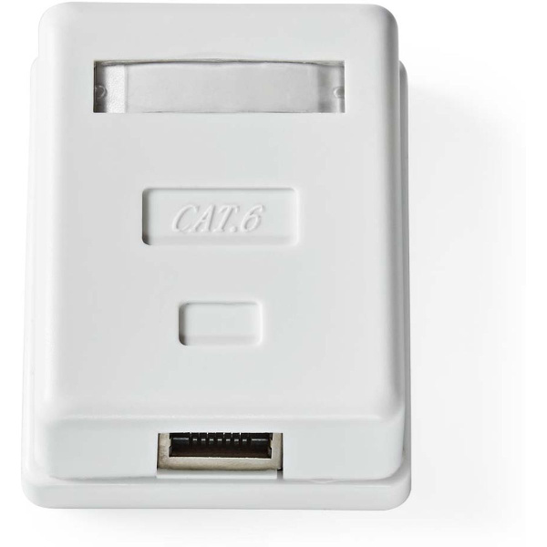 Nedis Network Wanddoos Opbouw 1 Port CAT7 Recht Gold