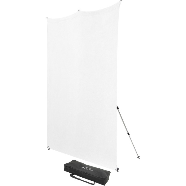 Westcott X-Drop Pro Wrinkle-Resistant Backdrop Kit - High-Key White (8' X 8')