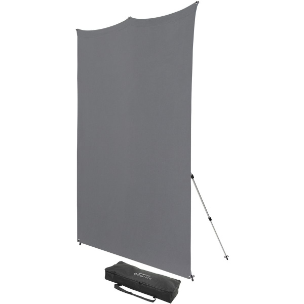 Westcott X-Drop Pro Wrinkle-Resistant Backdrop Kit - Neutral Grey (8' X 8')