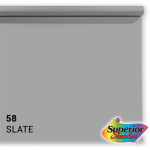 Superior Background Roll Slate Grey (NR 58) 1.35m X 11m
