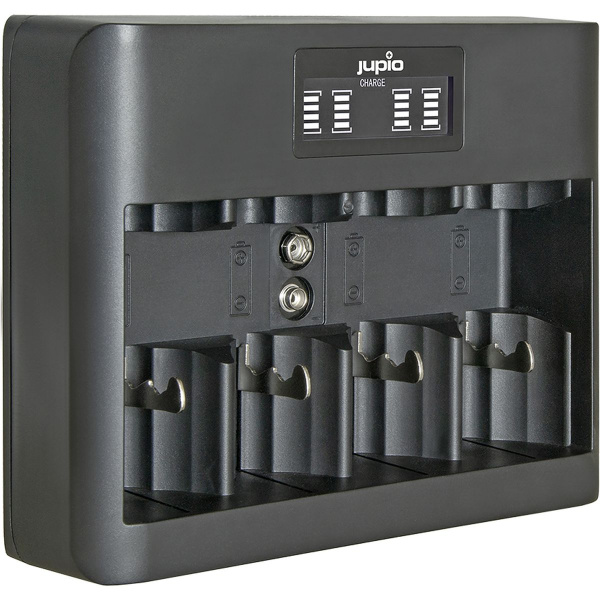 Jupio USB All-In-One Charger (AA/AAA/C/D/9V) LCD