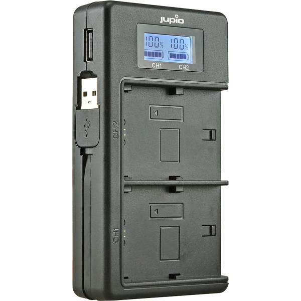 Jupio USB Dedicated Duo Charger LCD For Nikon and-EL25