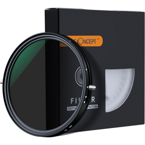 K&F Concept CPL + Variable ND Filter ND2-ND32 Nano X 62mm