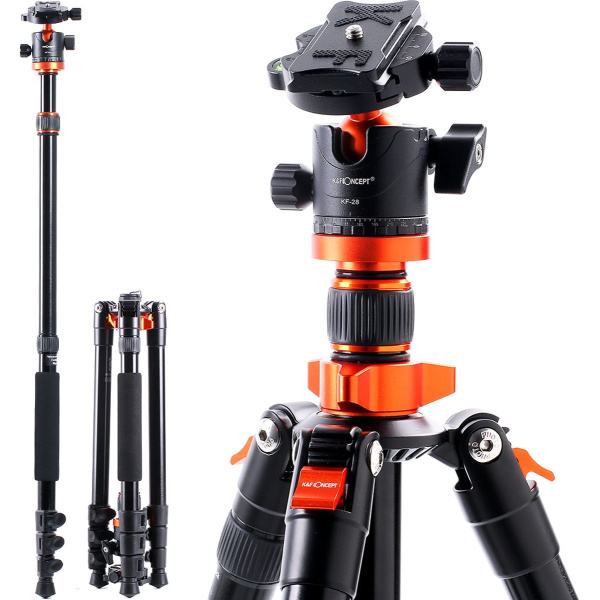 K&F Concept Tripod K254A3 175cm w/ Monopod
