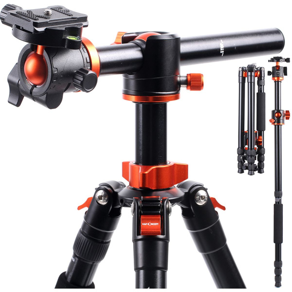 K&F Concept Tripod T254A4 185cm Monopod And Tiltable Arm