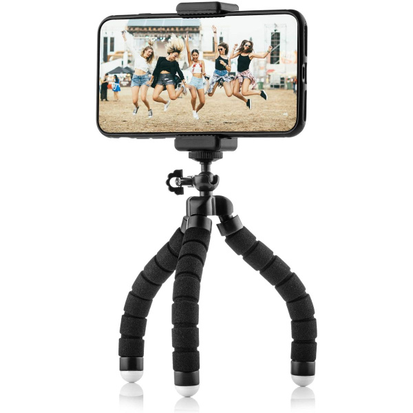 MOJOGEAR Flexible Mini-Tripod w/ Foam Legs