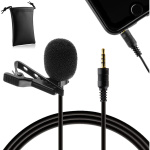 MOJOGEAR Lavalier Microphone For Smartphone 1.5 Meters