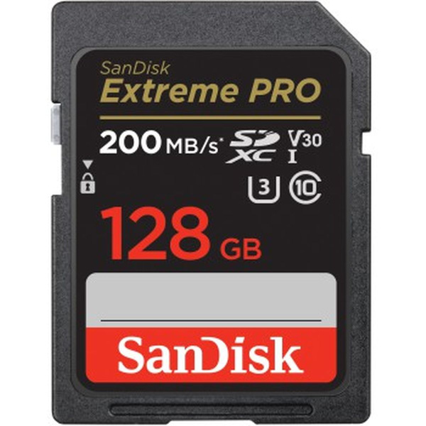 SanDisk SDXC Extreme Pro 128GB 200/190 MB/s V30 Rescue Pro DL