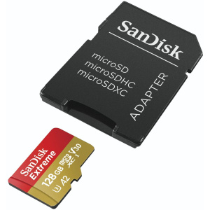 SanDisk Extreme 128 GB Class 10/UHS-I (U3) V30 microSDXC - 160 MB/s Read - 90 MB/s Write - Image 3
