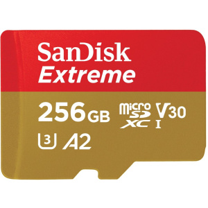 SanDisk Extreme MicroSDXC Card 256 GB For Mobile