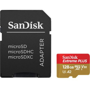 SanDisk Extreme Plus MicroSDXC 128GB+SD Adapter - Image 3