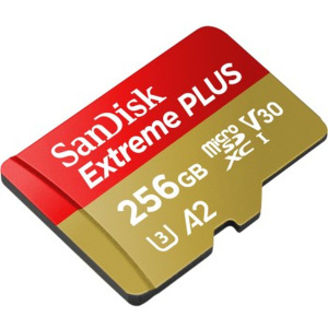 SanDisk Extreme Plus MicroSDXC 256GB+SD Adapter - Image 2