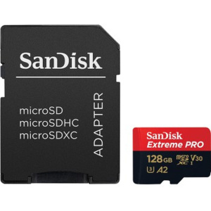SanDisk Extreme Pro MicroSDXC 128GB+SD Adapter A - Image 3