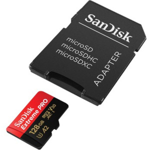 SanDisk Extreme Pro MicroSDXC 128GB+SD Adapter A - Image 4