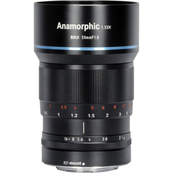 Sirui 50mm f/1.8 1.33X S35 Anamorphic Lens (RF-Mount)