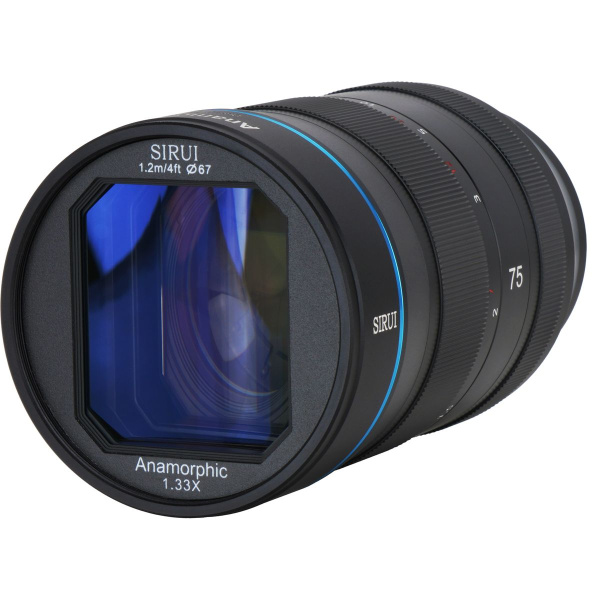 Sirui 75mm f/1.8 1.33X S35 Anamorphic Lens (RF Mount)