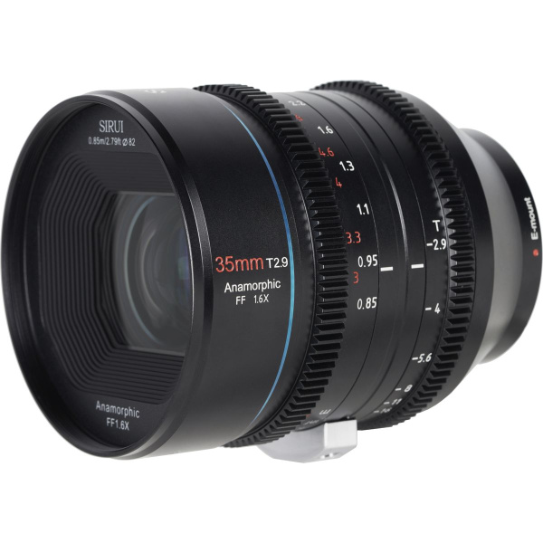 Sirui 35mm T2.9 1.6X FullFrame Anamorphic Lens (Z Mount)