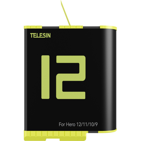 Telesin Battery For GoPro Hero 9/10/11/12 1750 MAh