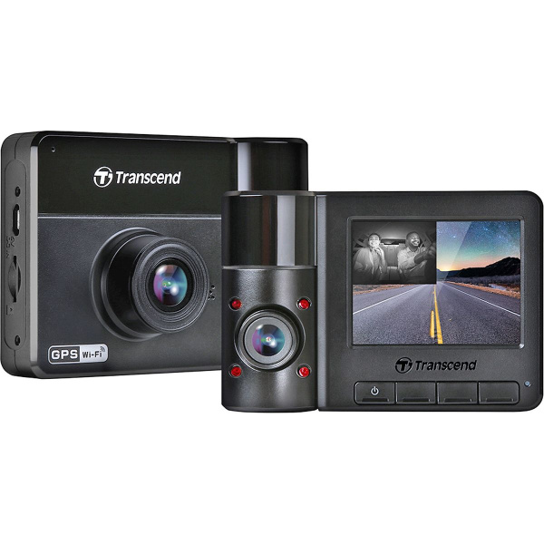 Transcend Drivepro 550B Double Lens (64GB) w/ Suction Mount