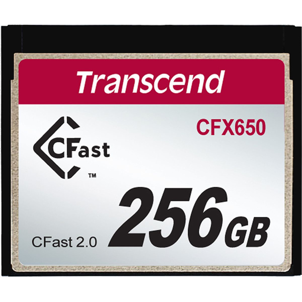 Transcend CFast 2.0 256GB R510/W370MB/s SATA3 SLC Mode