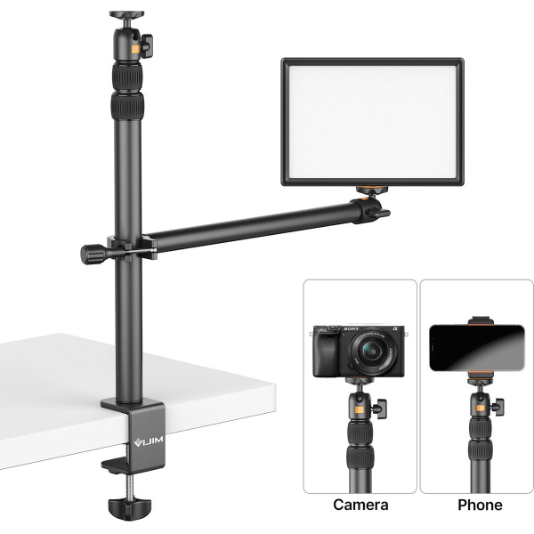 VIJIM LS02 Adjustable Stand w/ Extension Arm And Table Clamp