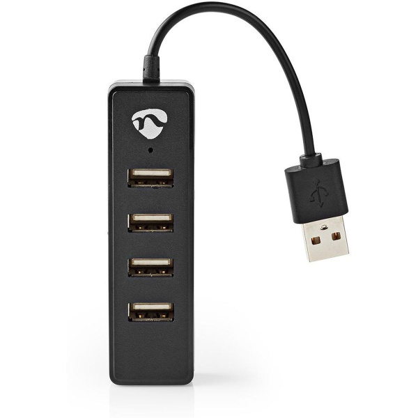 Nedis USB-Hub | 4-Port | USB 2.0 | USB Gevoed | 4X USB