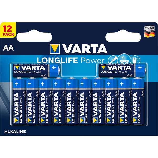 Varta Alkaline Battery AA 1.5 V High Energy 12-pack